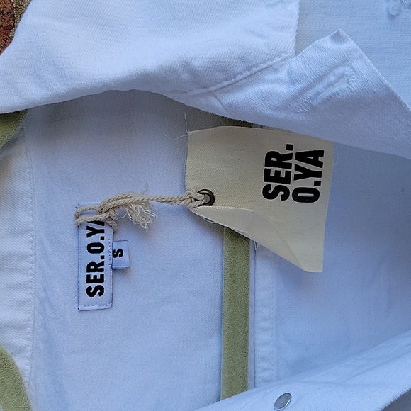 SER.O.YA white denim jacket - Picture 7 of 9
